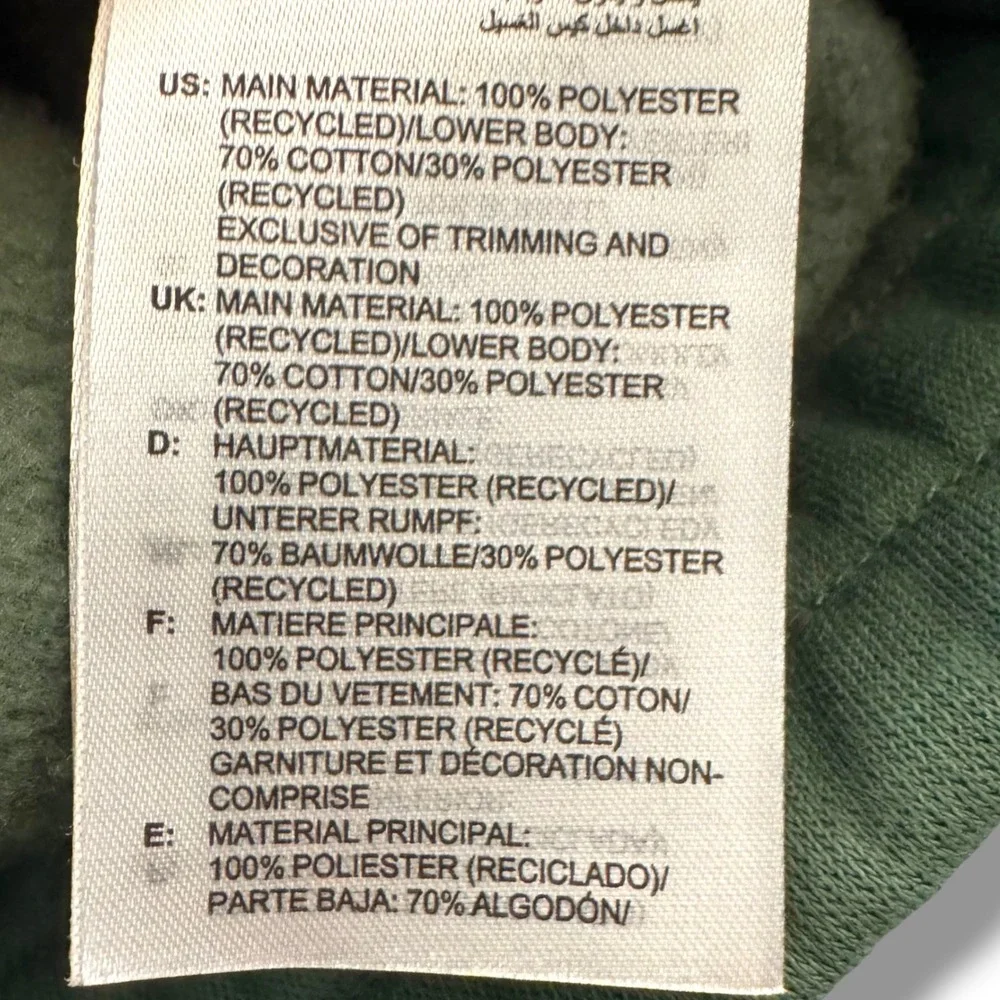 Adidas Hoodie Mens Medium Green Camo Fleece Colorblock Pullover Embroidered Logo